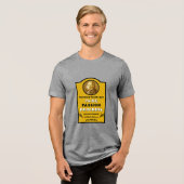 Thomas Paine Tri-Blend Shirt (Voorkant volledig)