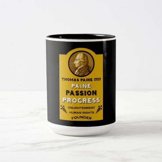 Thomas Paine Tweekleurige Koffiemok (Center)