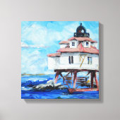 Thomas Point Lighthouse Canvas Afdruk (Voorkant)