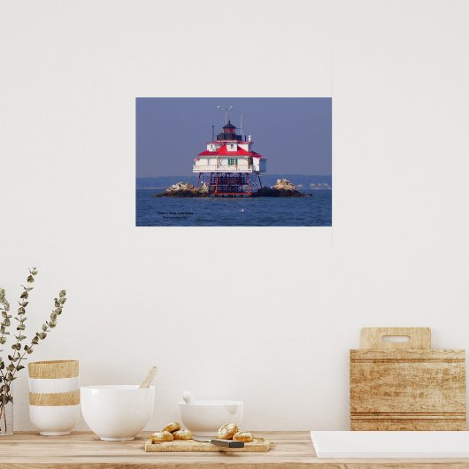 Thomas Point Lighthouse Ch... Poster (Keuken)