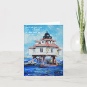 Thomas Point Lighthouse Psalm 43:3 Kaart (Voorkant)