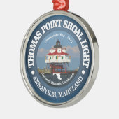 Thomas Point Shoal Light Metalen Ornament (Links)