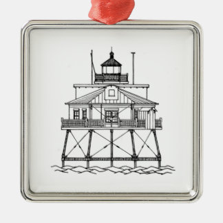 Thomas Point Shoal Lighthouse Metalen Ornament