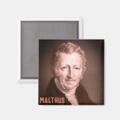 Thomas R. Malthus Magnet (Voorkant / Achterkant)