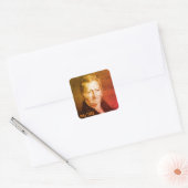 Thomas R. Malthus Square Sticker (Envelop)