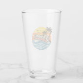 Thomas Retro Zonsondergang Naam Ontwerp Glas (Achterkant)