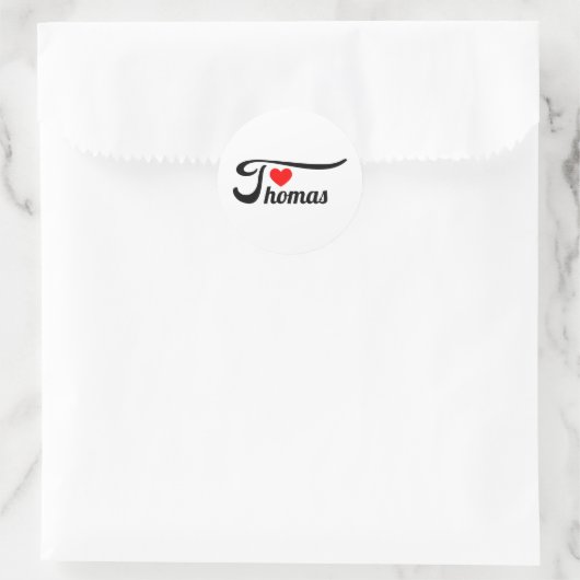 Thomas Ronde Sticker (Tas)
