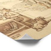 Thomas Rowlandson - Binnenshuis van een Inn Poster (Hoek)