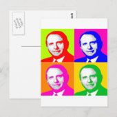 Thomas S. Monson Pop Art Briefkaart (Voorkant / Achterkant)