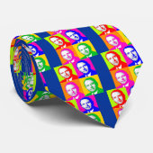 Thomas S. Monson Pop Art Stropdas (Opgerold)