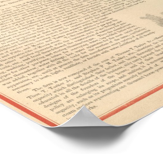 Thomas S Morton, fabrikant Morris Poster (Hoek)