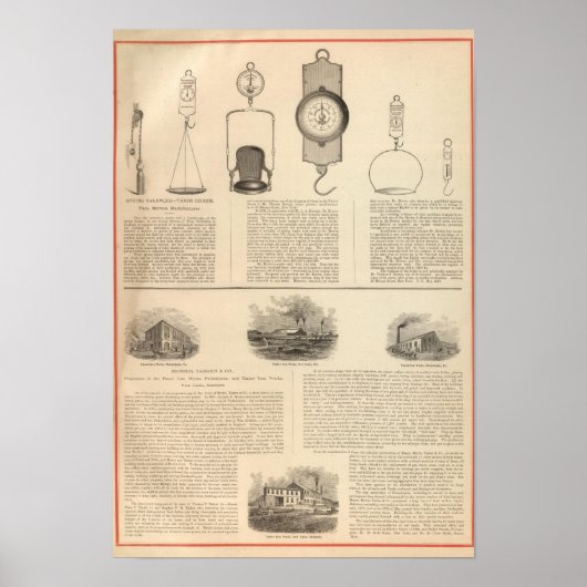 Thomas S Morton, fabrikant Morris Poster (Voorkant)