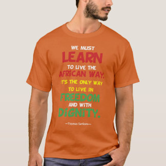 THOMAS SANGKARA Quote girl T-shirt