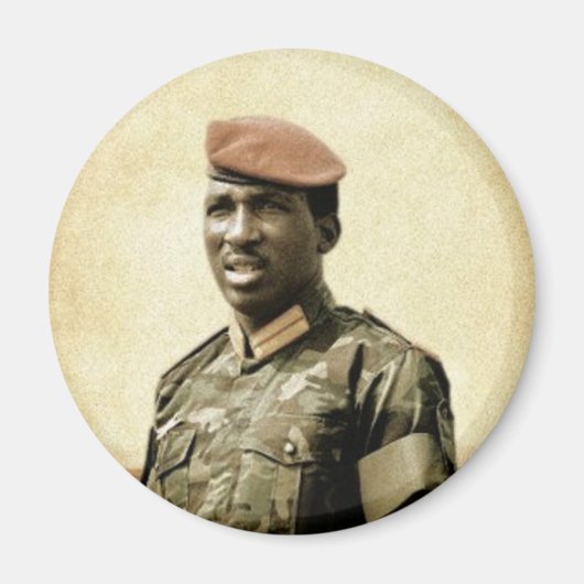Thomas Sankara - Burkina Faso - Afrikaans Presiden Magneet (Voorkant)