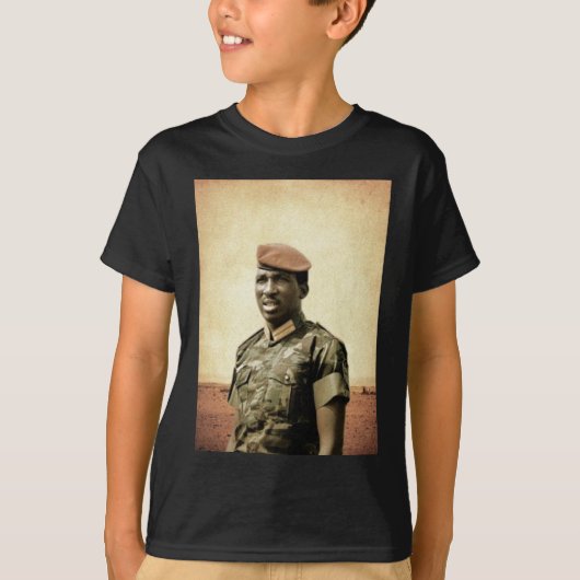 Thomas Sankara - Burkina Faso - Afrikaanse Preside T-shirt (Voorkant)