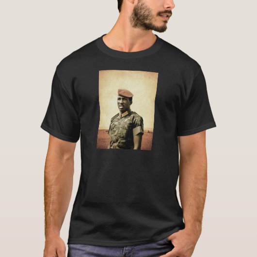 Thomas Sankara - Burkina Faso - Afrikaanse Preside T-shirt (Voorkant)