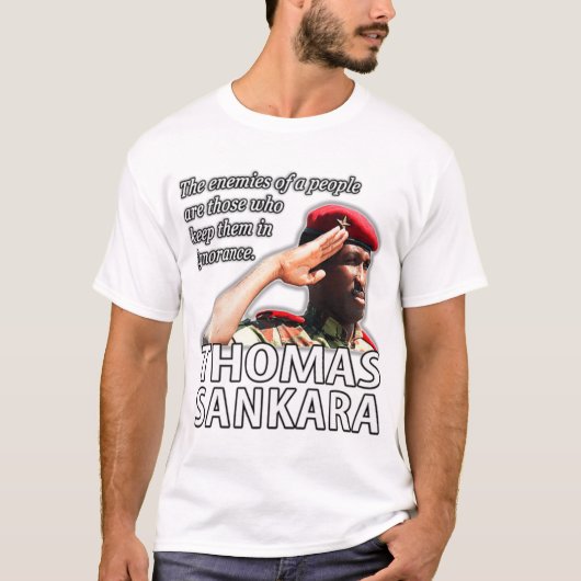 Thomas Sankara De vijanden van de volkspremie T-shirt (Voorkant)