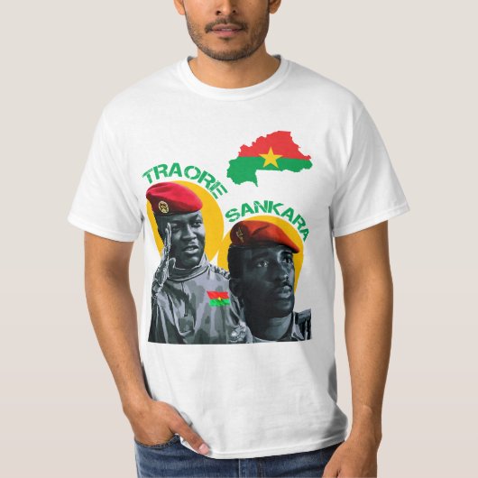 Thomas Sankara & Ibrahim Traore T-shirt (Voorkant)