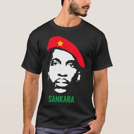 THOMAS SANKARA - Pan Africa Black Power Anti Colon T-shirt (Voorkant)