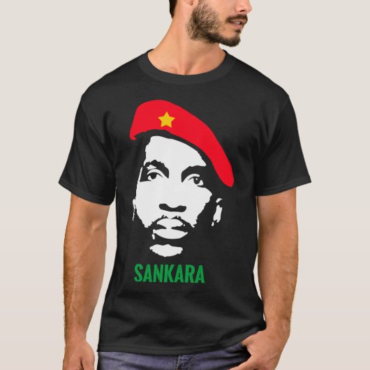 THOMAS SANKARA - Pan Africa Black Power Anti Colon T-shirt (Voorkant)