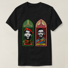 Thomas Sankara Patrice Lumumba Pan-Afrikaanse kuns T-shirt