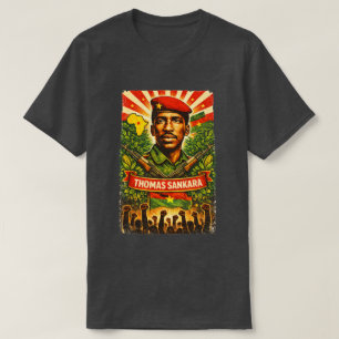 Thomas Sankara Revolutionair shirt Pan-Afrikaans t