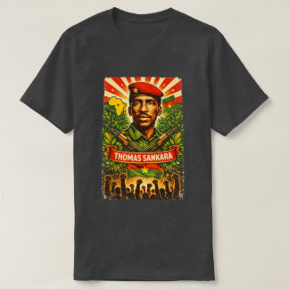 Thomas Sankara Revolutionair shirt Pan-Afrikaans t