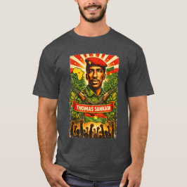 Thomas Sankara Revolutionair shirt Pan-Afrikaans t