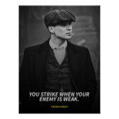 Thomas Shelby quotes Glossy Poster (Voorkant)