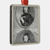 Thomas Tallis en William Byrd Metalen Ornament (Rechts)
