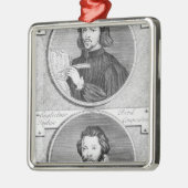 Thomas Tallis en William Byrd Metalen Ornament (Links)