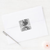 Thomas Tallis en William Byrd Vierkante Sticker (Envelop)