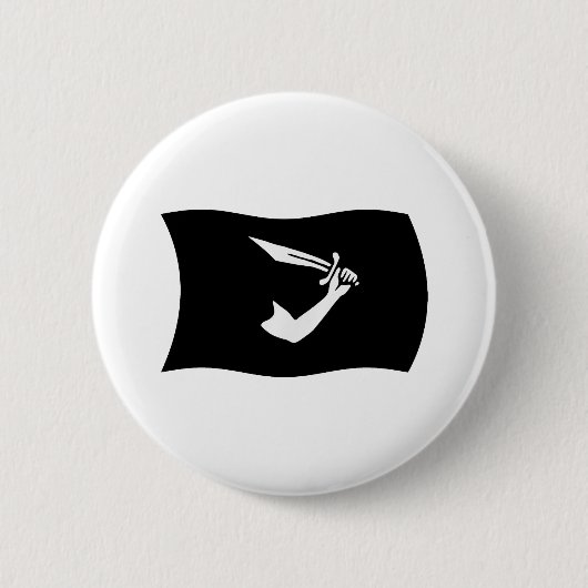 Thomas Tew Flag Button (Voorkant)