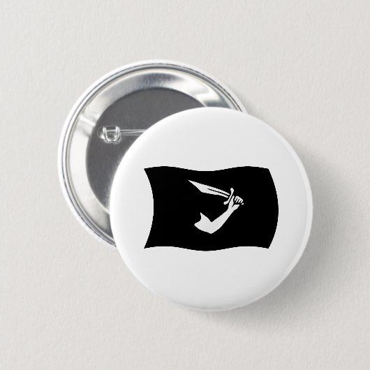 Thomas Tew Flag Button (Voorkant /achterkant)
