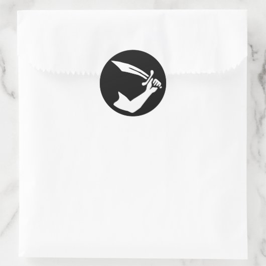 Thomas Tew Ronde Sticker (Tas)