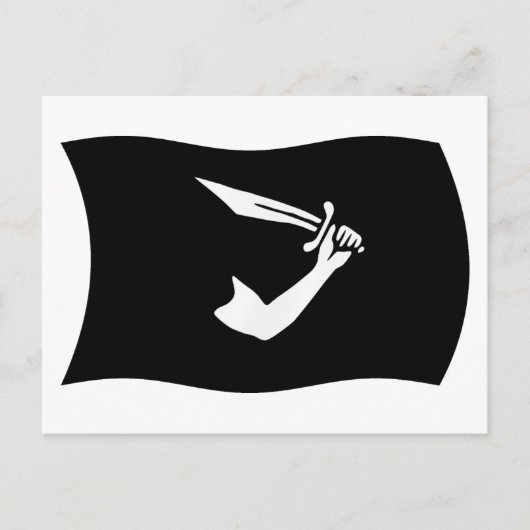 Thomas Tew Vlag Ansichtkaart Briefkaart (Voorkant)