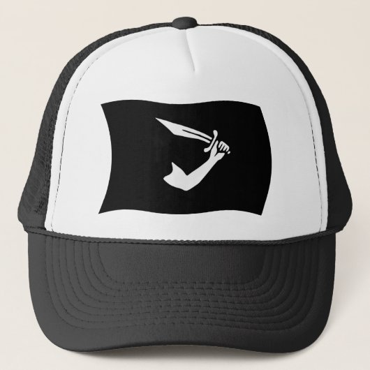 Thomas Tew Vlag Hoed Trucker Pet (Voorkant)