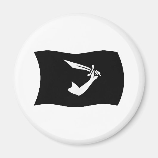 Thomas Tew Vlag Magneet (Voorkant)