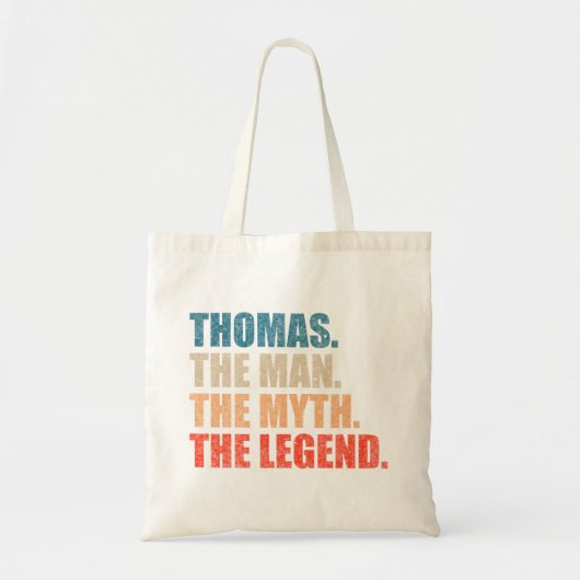 Thomas The Man The Myth The Legend Tote Bag (Voorkant)