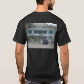 THOMAS THOMPSON. Basic donker T-shirt (Achterkant)