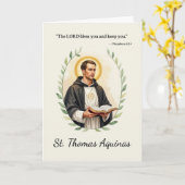 Thomas van Aquino: Vrede met de Schrift Kaart (Gele Bloem)