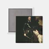 Thomas Wentworth, 1st Earl of Strafford 1633-6 Magneet (Voorkant / Achterkant)
