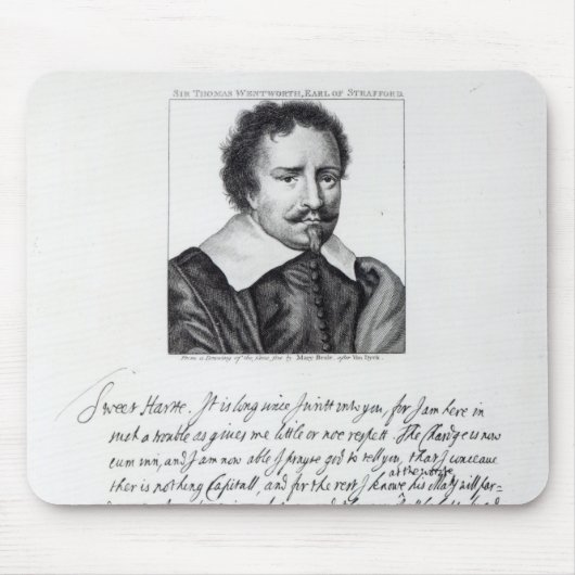 Thomas Wentworth, 1st Earl of Strafford Muismat (Voorkant)