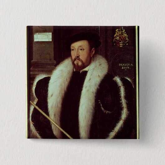 Thomas Wentworth Vierkante Button 5,1 Cm (Voorkant)