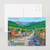 Thomas, West Virginia, VS Briefkaart (Voorkant / Achterkant)
