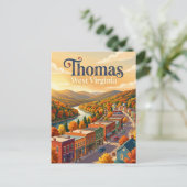 Thomas, West Virginia West Virginia Briefkaart (Staand voorkant)