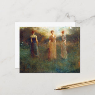 Thomas Wilmer ontwricht in de tuin Briefkaart