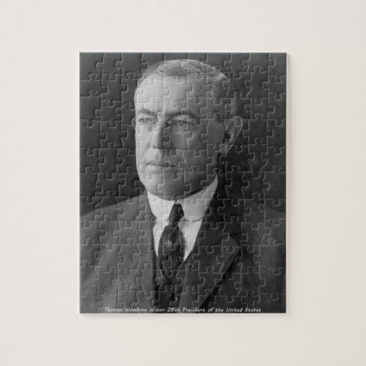 Thomas Woodrow Wilson 28ste President van Amerika Legpuzzel (Verticaal)