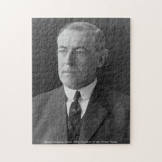 Thomas Woodrow Wilson 28ste President van Amerika Legpuzzel (Verticaal)