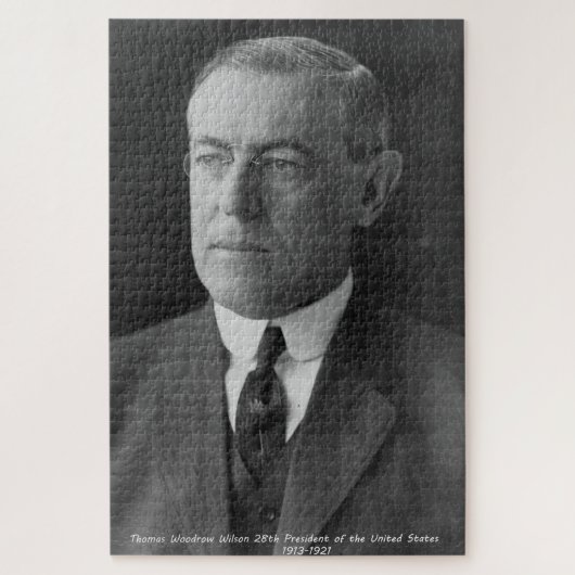 Thomas Woodrow Wilson 28ste President van Amerika Legpuzzel (Verticaal)